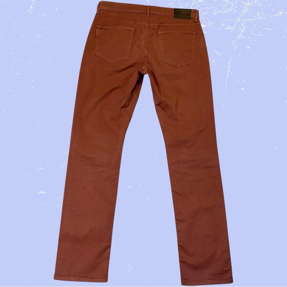 PAIGE Denim ‘Normandie’ Straight Leg Men’s Jeans in “Canyon Red” Size 32 - Picture 9 of 14